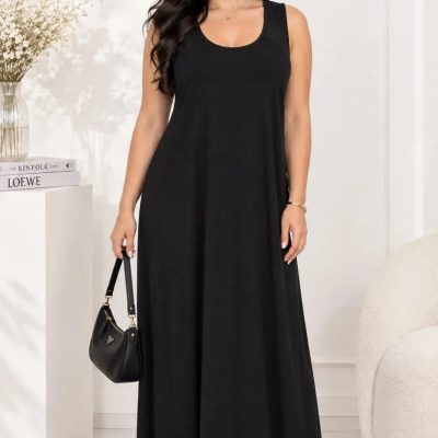 🌺VESTIDO NEGRO CASUAL_CÓMODO