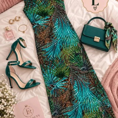 🌺VESTIDO_DISEÑO TROPICAL