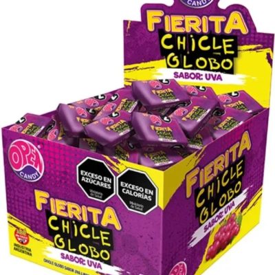Chicle fierita sabor uva.300gr.x100un.