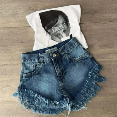 SHORT JEAN AZUL PLAYERO