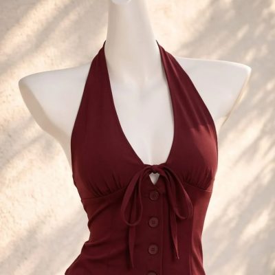 Top Halter estilo coreano 🇰🇷