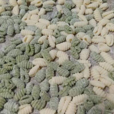 Ñoquis clasicos y espinaca