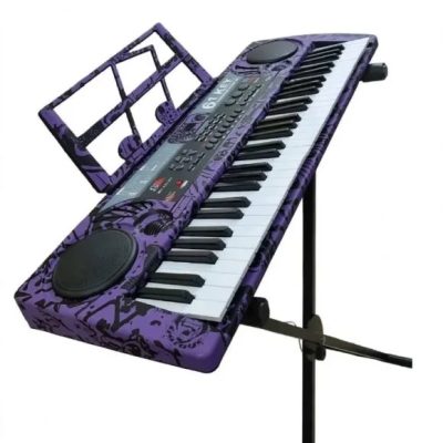 piano 5 octavas morado oscuro