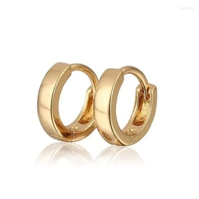 Aros Acero Dorado Pequeño