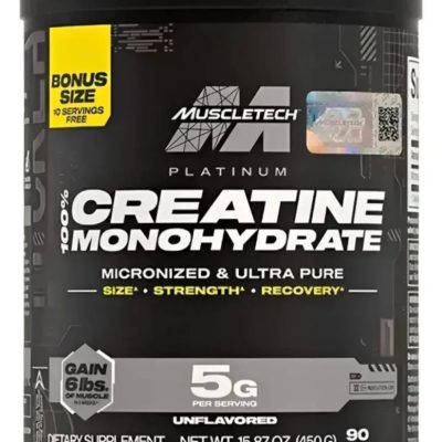 Creatina platinum 90 servicios sabor natural