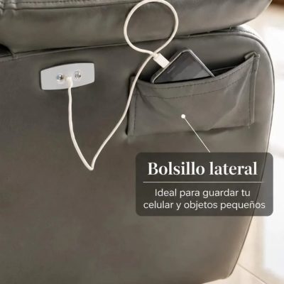 SOFA CARGADOR CON PUERTO USB INCORPORADO