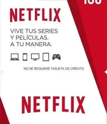 Tarjeta de regalo de Netflix