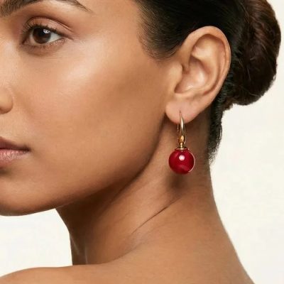 Aretes rojos