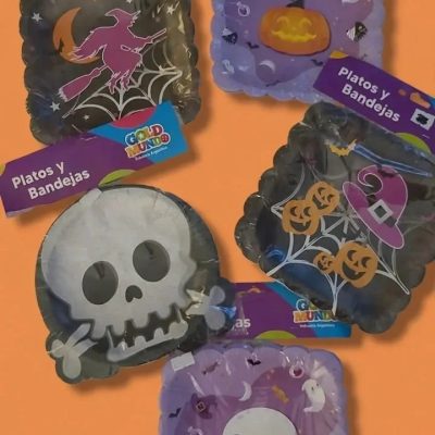 Platos Halloween x8