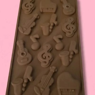 Molde bombon instrumentos