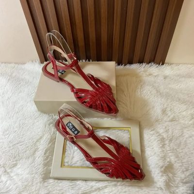 Sandalias Tania rojo, stiletto