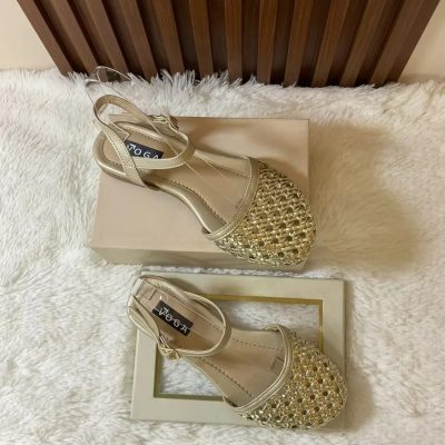 Zapatillas color Champagne