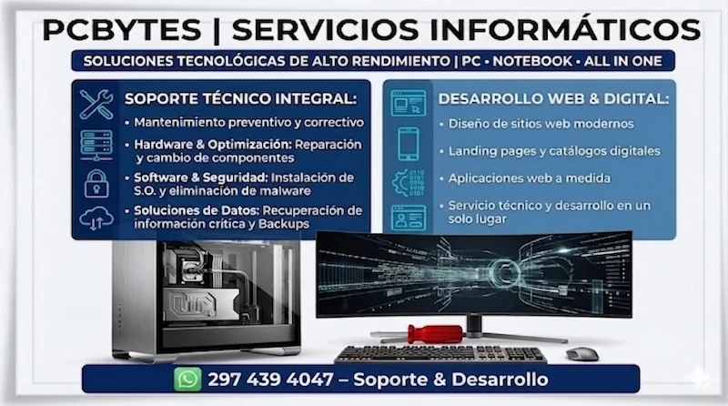 Pcbytes Servicios Informáticos