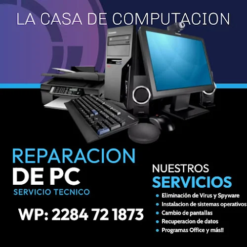 La casa de computacion. Servicio técnico PC. Soluciones IT.