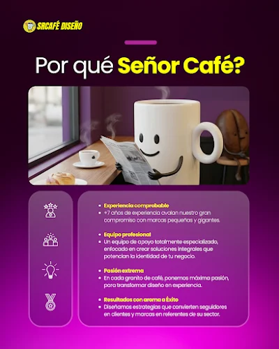 SEÑOR CAFÉ DIGITAL - Diseño Web & Diseño Gráfico