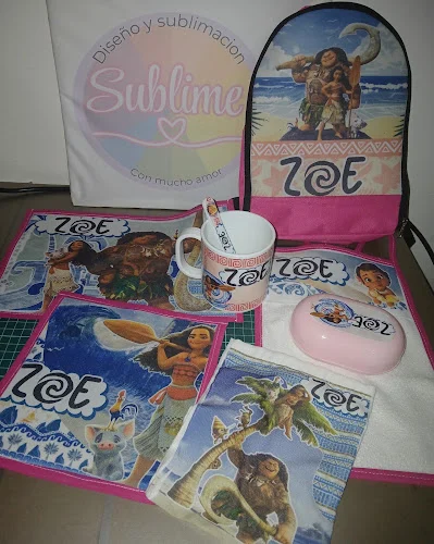 SUBLIME *DISEÑO Y SUBLIMACIÓN *