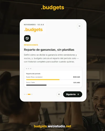 Webi. Estudio Digital | .budgets