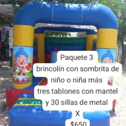 Brincolines y lavadoras en renta Dueñas