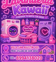 Lavandería Kawaii