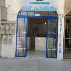 Lavandería azul
