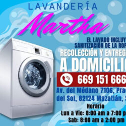 Lavandería Martha Mazatlan