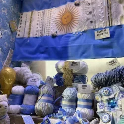 MERCERIA, TELAS, LANAS "CELESTE"