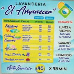 Lavandería el amanecer