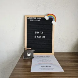 Arcoiris con huellitas - Cremación de Mascotas