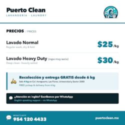 Lavandería Puerto Clean | A Domicilio