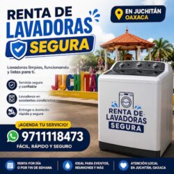 RENTA DE LAVADORAS SEGURA