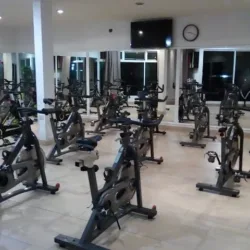 spinning dance and bike