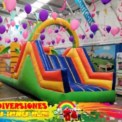 Renta de inflables en Nezahualcoyotl acuaticos con alberca puestos de feria fiestas infantiles cdmx futbolitos Hockey