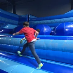 In the air