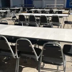Renta sillas y mesas, inflables, trampolines, brincolines VP