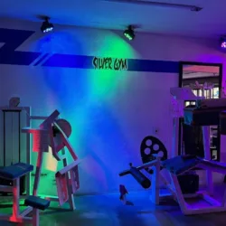 Silver fitness gym