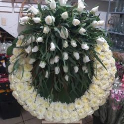 Coronas Fúnebres En Monterrey - Condolencias - Masflores.com.mx